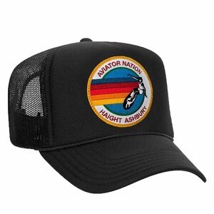 AVIATOR NATION HAIGHT ASHBURY TRUCKER HAT